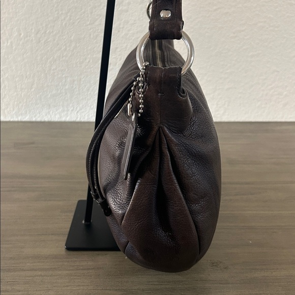 Coach Allie Leather Hobo Shoulder Bag Purse Tote 13655 - Picture 3 of 11